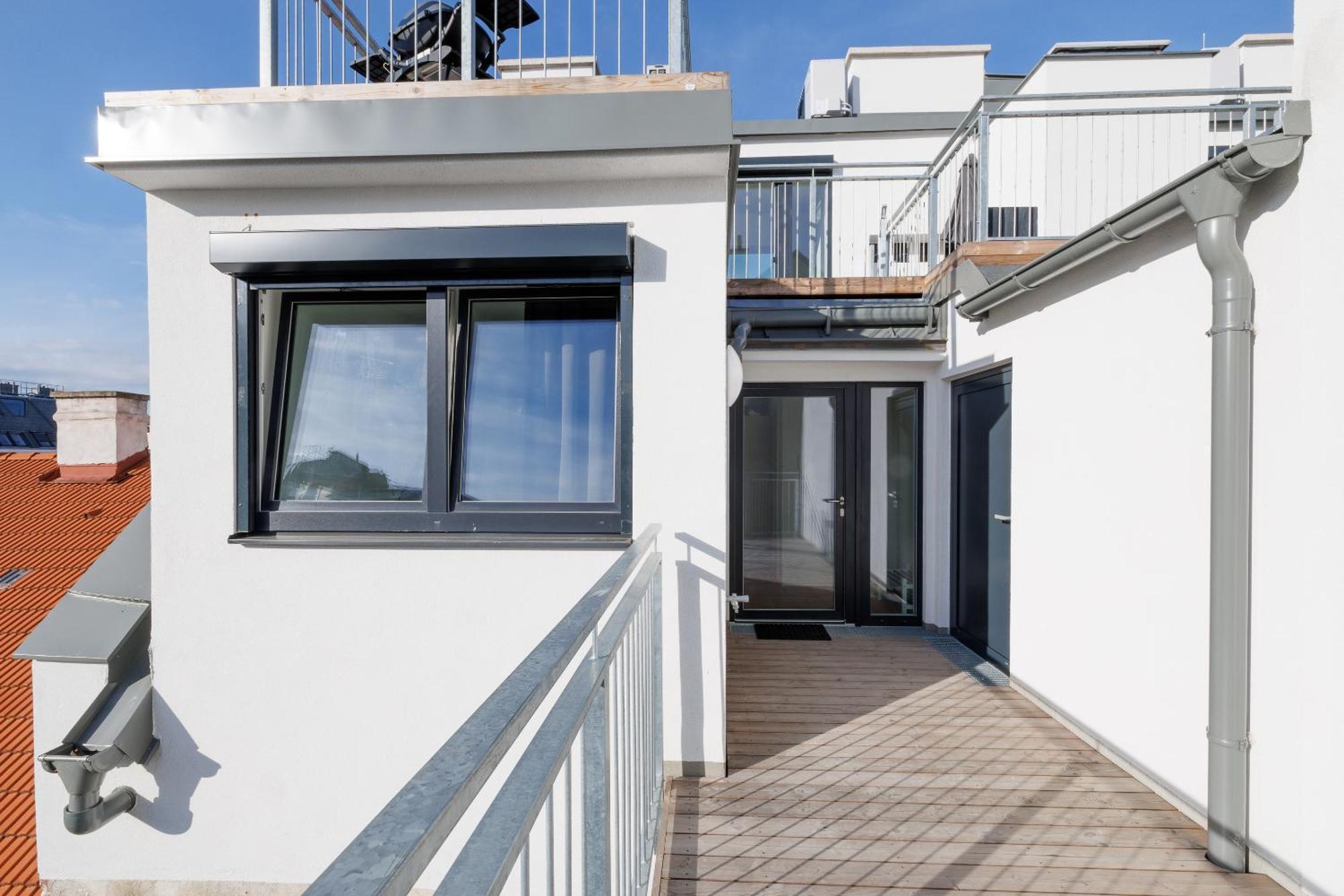 Symphony Apartments 38 - Modern Loft With Terrace And Grill In Central Location Wien Exterior foto